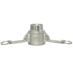 1.25″ 1-1/4 inch Type B Camlock Female to Male NPT Stainless SS 304 Hose Fitting