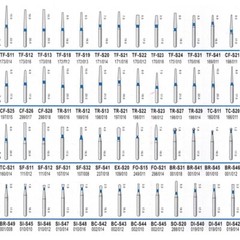 100Pcs/10Packs Dental Diamond Burs FG 1.60mm for High Speed Handpiece 214types