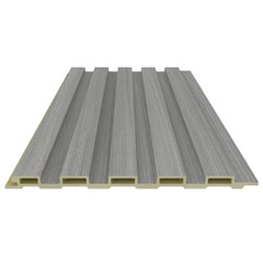 Walls 3/8 In. X 6-1/4 In. X 8 Ft. Short Raised Silver Fox Gray Square Edge Recyc