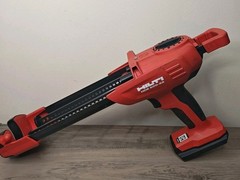 Hilti HDE 500-22 Cordless Adhesive Dispenser Gun Nuron 22V Tool Only W/ Battery
