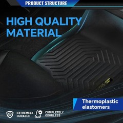 Floor Mats Fit Ford F250 F350 SuperCab 2012-2016