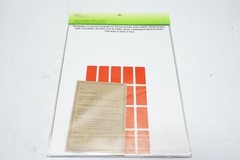 New Lot of 1648 Royal Green Rectangle Labels Clear Matte Finish 1″ x 0.375″