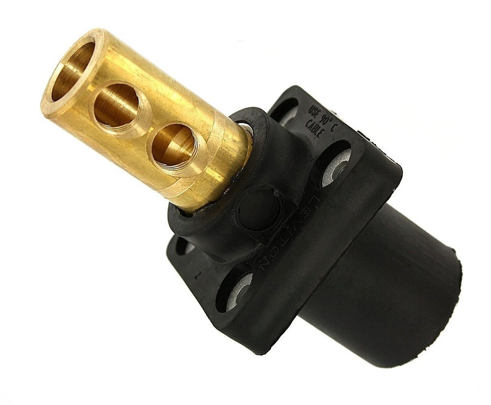 16R21-UE 16-Series Taper Nose, 90-Degree, Male Panel Receptacle, Cam-Type Connec