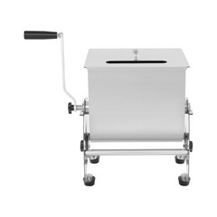 Manual Meat Mixer 22 lbs 201 Stainless Steel Tilting Sausage Mixer With Crank