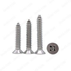 M2 M2.3 M2.5 M3 Stainless Steel Phillips Countersunk Self Tapping Wood Screws