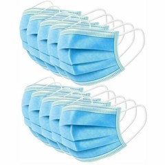 Disposable Face Mask Level II Medical Surgical Dental 3-Ply BFE 98% 100 Pack