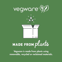 Compostable Clear Green 4Oz Containers Plant-Based PLA Plastic, Case of 2000