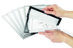 Durable Duraframe Plus Document Magnetic Sign Holder In Letter-Size 8.5 X 11 –