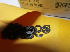Auveco No. 11516 3.0mm E-Type Retaining Rings Din 1500 Phosphate/Oil QTY 100