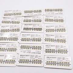 Dental Orthodontic Brackets Brace Roth/MBT/Edgewise 018/022 NO. 3/345 Hooks