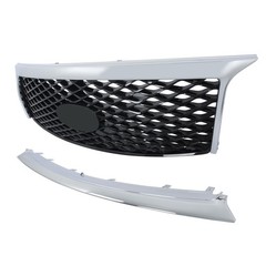 Front Upper Grille Bumper Trim Chrome Camera Hole QX80 2015-2017
