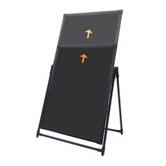 LED Message Board Sign Illuminated Neon Erasable Menu Board Adjustable Height