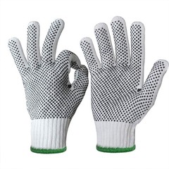Cotton Polyester String Knit Shell Safety Protection Work Gloves for Painter …