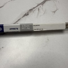 Lucas Milhaupt Silvaloy 505 8 Flux Cored Rods Solder Sticks 99076