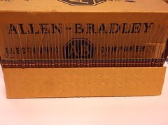 50 Allen Bradley Carbon Comp Resistor 5.6K 1/2W 10% EB5621 RC20GF562K