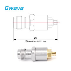 2.4mm Female to GPPO (Mini-SMP) Female Adapter, DC – 50GHz