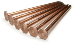 1-1/4″ Smooth Shank Solid Copper Roofing Nails 10 Gauge USA Made – Qty 50