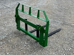 42″ Long Compact Tractor Loader Pallet Forks Fits John Deere 200 300 400 Loaders