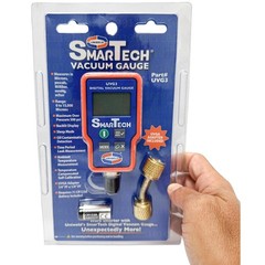 Uniweld UVG3 Smartech Digital Vacuum Gauge, Backlit Display. 0-15000 Micron Rang