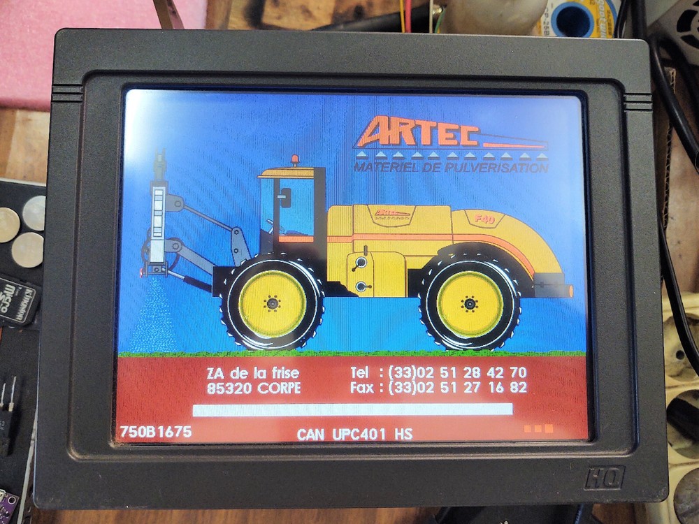KUHN ARTEC F40 Terminal Display CEPC 402F0105 for Self propelled Sprayer
