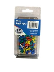 Allary Push Pins, Assorted Colors, 150 Count – Office, School & Home Use- 2pk