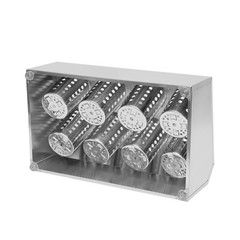 8 Compartment Stainless Steel Flatware Holder Commercial Silverware Organizer