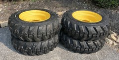 4-10-16.5 Forerunner Skid Steer Tires & Rims for New Holland LX565,LX665-10X16.5