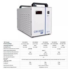 Water-Cooled Laser Engraving Machine Cooler Pyrolysis Industrial Cooling System