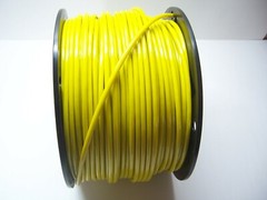 YELLOW Vinyl Coated Cable Wire Rope, 1/8″ – 3/16″, 7×7: 25, 30, 40, 50 ft