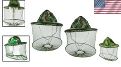 2-Pack Lightweight Camouflage Beekeeping Hats with Netting for All Seasons