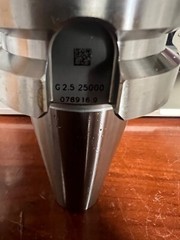 HAIMER BT40 SHRINK FIT-SIZE 12MM X 130MM PROJECTION, 25,000 RPM OP.644.12.3