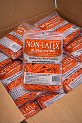 Alliance Non-Latex Rubber Bands #64 | 3.5″ x 1/4″ | 95/Bag | Item #37648 |