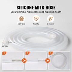 Portable Electric Cow Milking Machine 6.6 Gal / 25 L 304 Stainless Steel Bucket