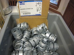 MADISON ELECTRIC Squeeze Flex Male Connector 1-Inch # L-42-3 LOT of 20 yes 20