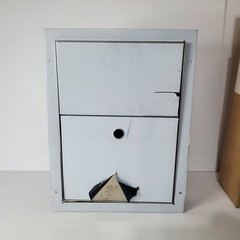 ASI 10-0472 Partition Mounted Dual Access Sanitary Napkin Disposal Stainless