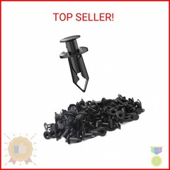 Alpha Rider 100pcs 8mm Fender ATV Push Retainer Clips Fastener for Honda Suzuki