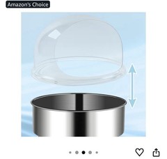 ROVSUN 21 Inch Cotton Candy Machine Cover Acrylic Dome Bubble Shield for Candy