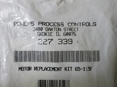 Powers Process Controls 227-339 Motor Replacement Kit, 65-115F – Hydroguard NIP