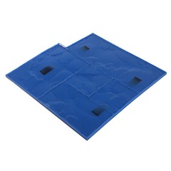 4PCS Concrete Texturing Skin 24×24″ Concrete Stamps Mats Set Concrete Stamping