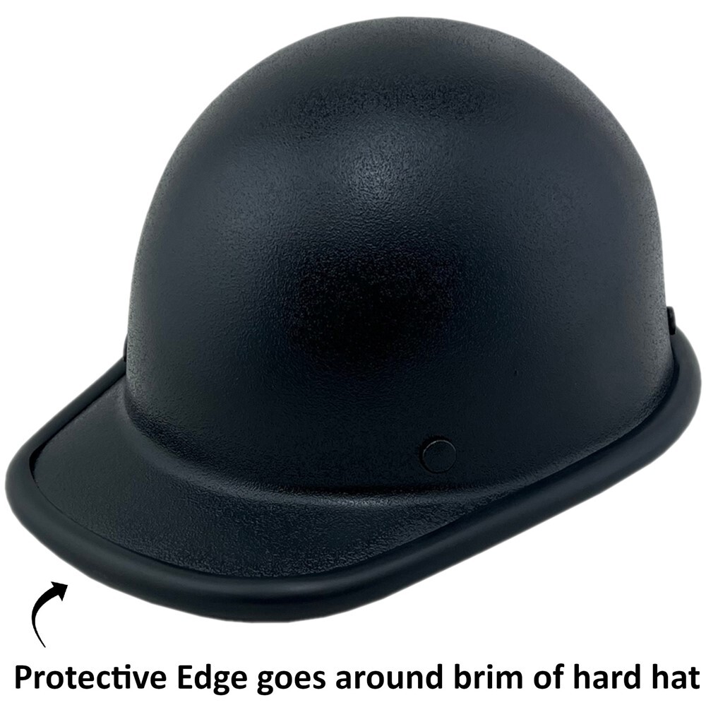 MSA Skullgard Cap Style with Ratchet Suspension – Custom Textured Gunmetal Black