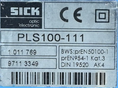Sick PLS100-111 1011769 Tastender Laser Scanner