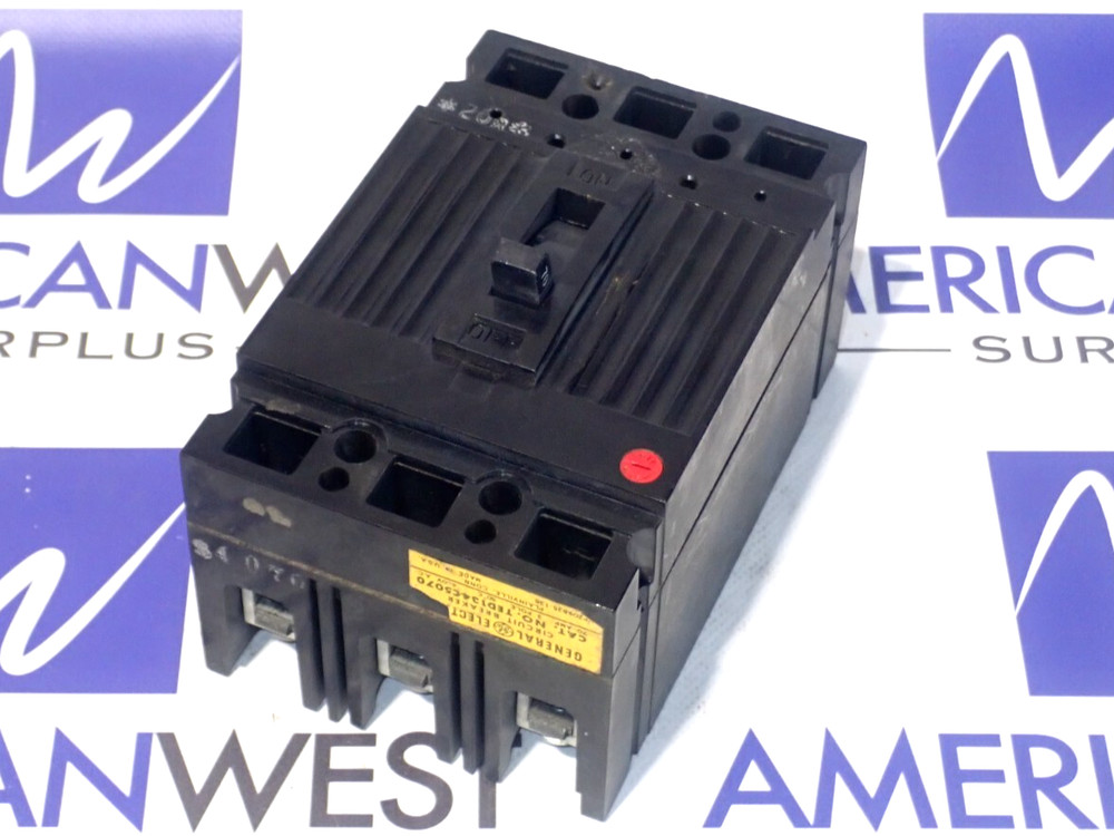 General Electric TED134C5070 3 Pole 70 Amp 480 Volt Circuit Breaker – Tested