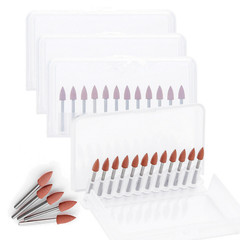 60Pcs Dental Brownie Polishers Friction Grip Burs Mini Points 1.6mm FG 0413