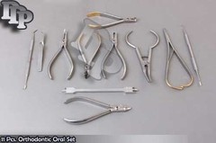 New 11 Pcs. Orthodontic Oral Set Prime Quality Ortho Dental Instrument DN-523