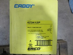 (100) Erico Caddy 4Z3412P Multi Function Clip for 3/4″ EMT NEW!!! Fresh Stock