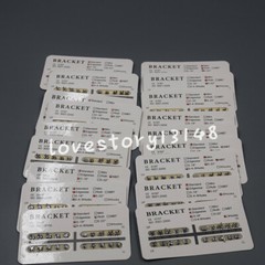 10/20/50 Packs Mini/Standard 018/022 Slot Dental Orthodontic Separable Brackets
