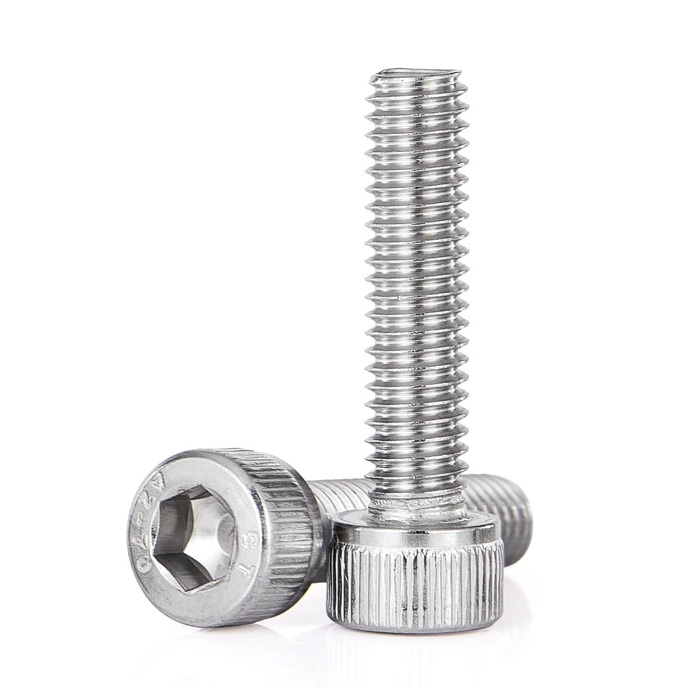 M5-0.8 x 12mm Hex Socket Head Cap Screws Bolts 304 Stainless Steel Metric Machin