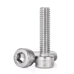 M5-0.8 x 12mm Hex Socket Head Cap Screws Bolts 304 Stainless Steel Metric Machin
