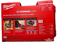Milwaukee M12 FORCE LOGIC Press Tool Kit 2573-22 Copper w/ Case Charger Jaws