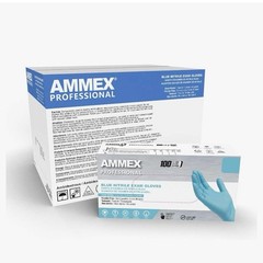 AMMEX Professional APFN42100 Blue Nitrile Medium Exam Gloves Case Of 1000